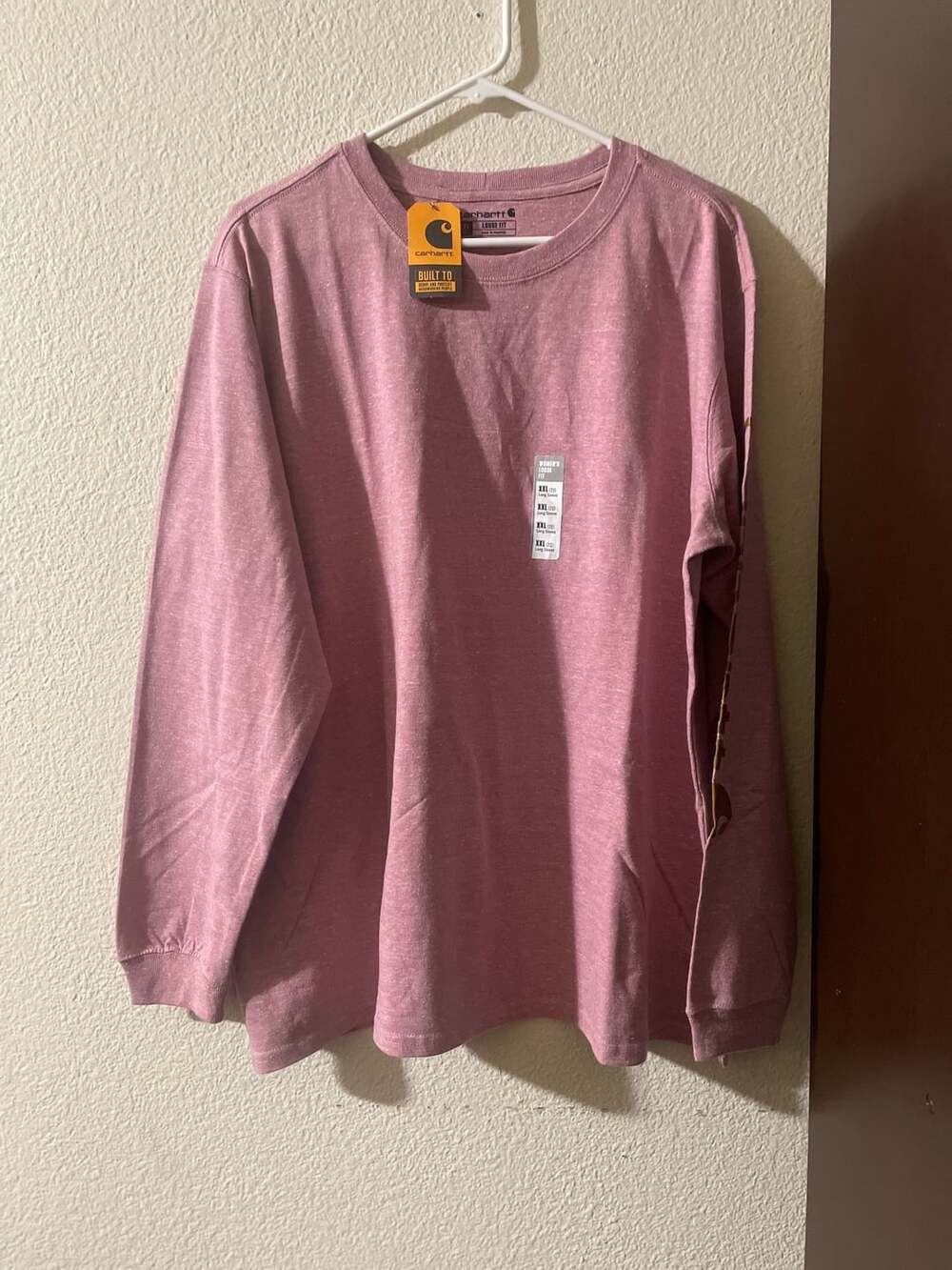 Carhartt Loose Fit Heavyweight Long Sleeve Logo Sleeve Graphic T-Shirt Size XXL